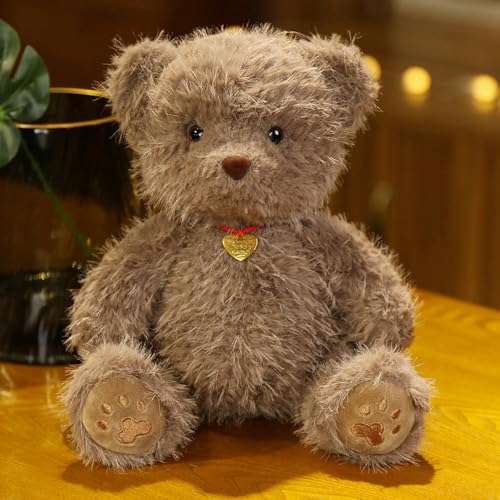 mzDxLy Teddybär Bär Puppe Perle Nerz Pelziger Bär Plüschtier Kinder Geburtstagsgeschenk 25CM 2 von mzDxLy