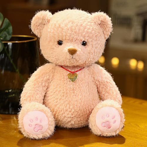 mzDxLy Teddybär Bär Puppe Perle Nerz Pelziger Bär Plüschtier Kinder Geburtstagsgeschenk 25CM 3 von mzDxLy