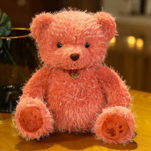 mzDxLy Teddybär Bär Puppe Perle Nerz Pelziger Bär Plüschtier Kinder Geburtstagsgeschenk 25CM 4 von mzDxLy