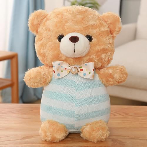 mzDxLy Teddybär Puppe, Perle Fliege, Bär, Plüschtier, Hochzeit Ragdoll, Geburtstagsgeschenk, 25CM 1 von mzDxLy