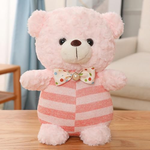 mzDxLy Teddybär Puppe, Perle Fliege, Bär, Plüschtier, Hochzeit Ragdoll, Geburtstagsgeschenk, 25CM 2 von mzDxLy