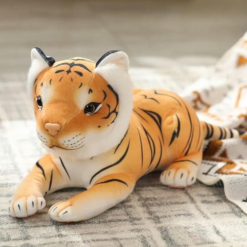 mzDxLy Tiger Plüschtier Plüsch Weichtier Tiger Kissen Puppe Kinder Geburtstagsgeschenk 23cm 3 von mzDxLy