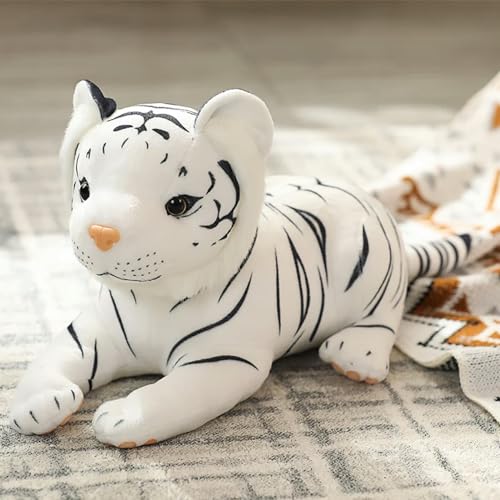 mzDxLy Tiger Plüschtier Plüsch Weichtier Tiger Kissen Puppe Kinder Geburtstagsgeschenk 39cm 2 von mzDxLy