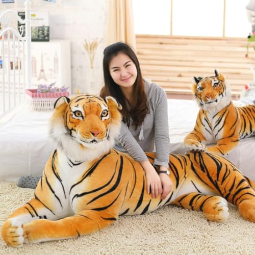 mzDxLy Tiger Plüschtier Tier Tiger Plüschtier Zoo Geschenke Kinder Geburtstagsgeschenke 120CM 1 von mzDxLy