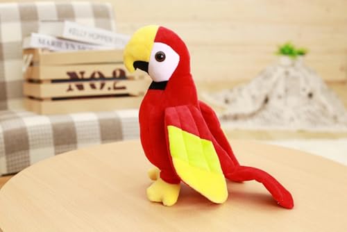 mzDxLy Vogel Puppe, Cartoon Papagei Plüsch Spielzeug Tier Puppe Kinder Weihnachten Geschenk Geburtstagsgeschenk 20cm 1 von mzDxLy