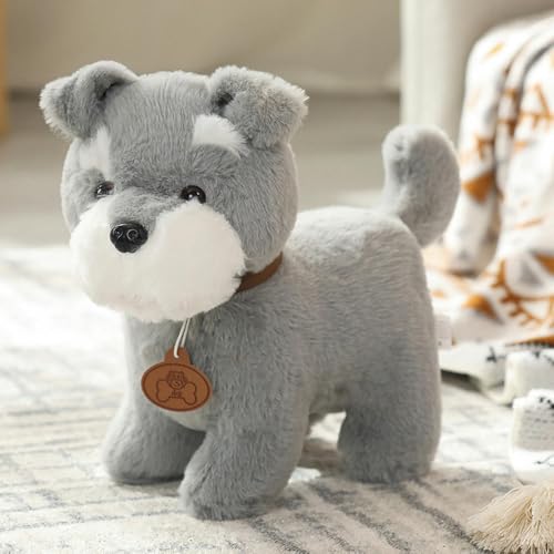 mzDxLy Welpenspielzeug Plüschpuppe Kinder Plüschtier Husky süße Puppe Husky Hund Kinder Geburtstagsgeschenk 25CM 9 von mzDxLy