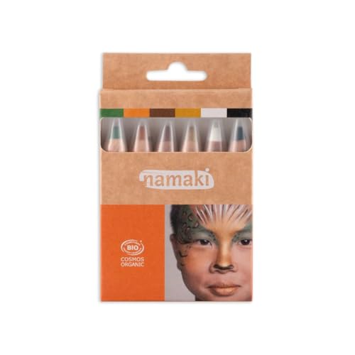 NAMAKI Haut-Farbstifte, Wilde Tiere Set von namaki