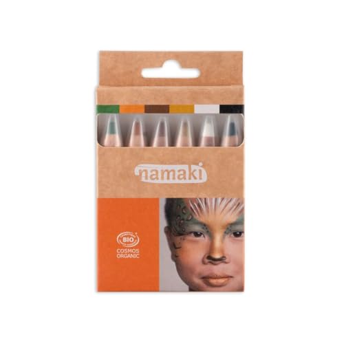 NAMAKI Haut-Farbstifte, Wilde Tiere Set von namaki