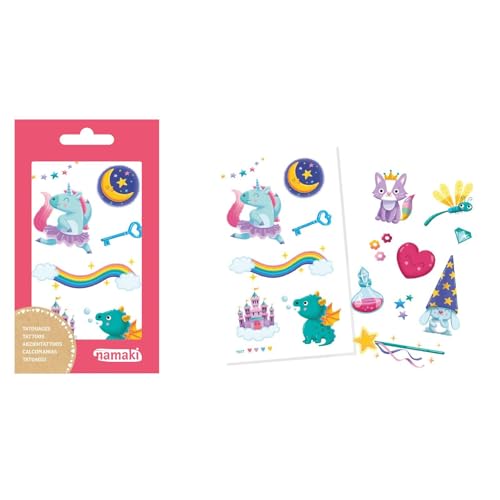 NAMAKI Kindertattoos, Magische Welten von namaki