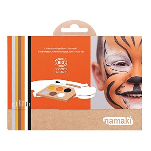 NAMAKI Schminkset, 6-Farben, Wilde Tiere, zertifizierte Naturkosmetik von namaki