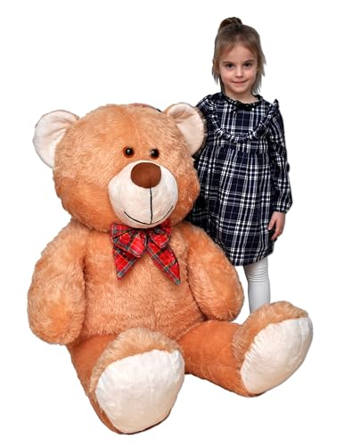 nana shop Teddybär, XXL Kuschelbär, 140cm groß Plüschbär, Karamellbär von nana shop