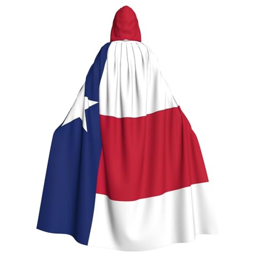 nanger Kapuzenumhang mit Texas-Staatsflagge, Unisex, Erwachsenenkostüm, Cosplay-Kostüm, Umhang für Halloween-Partys von nanger