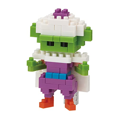 Bandai - Nanoblock - Figurine Dragon Ball Z - Piccolo - Mini-Figur mit 110 Bausteinen - Bausatz Figur Modell - Baukit Spielzeug für Kinder ab 12 Jahren - Jugendliche Erwachsene - NBDB003 von nanoblock