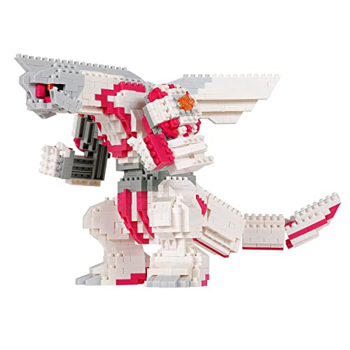 Bandai - Nanoblock - Pokémon Figur Palkia - Mini-Figur mit 1050 Bausteinen - Konstruktionsspielzeug Mini-Bausteine Figur - Baukit Spielzeug für Kinder ab 12 Jahren - Jugendliche Erwachsene - NBPM095 von nanoblock