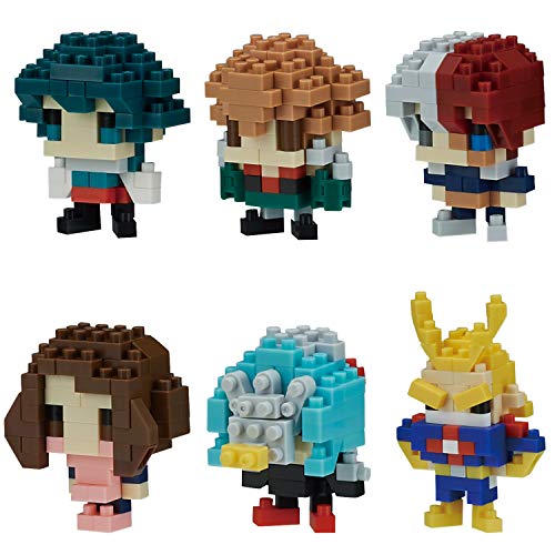 Nanoblock - My Hero Academia Vol. 1 (Box of 6 Blind Boxes), Nanoblock mininano Series von nanoblock