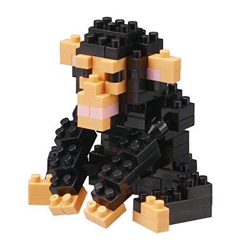 nanoblock NAN-NBC195 Chimpanzee Toy, Multicolor von nanoblock