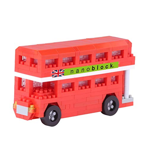 nanoblock NAN-NBH113 London Tour Bus Closed Top Toy, Multicolor von nanoblock