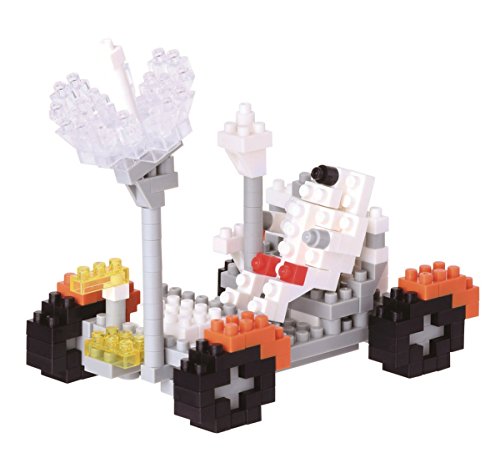 nanoblock NBH-085 - Lunar Rover Mondfahrzeug, Minibaustein 3D-Puzzle, Sights to See Serie, 250 Teile, Schwierigkeitsstufe 3, schwer von nanoblock