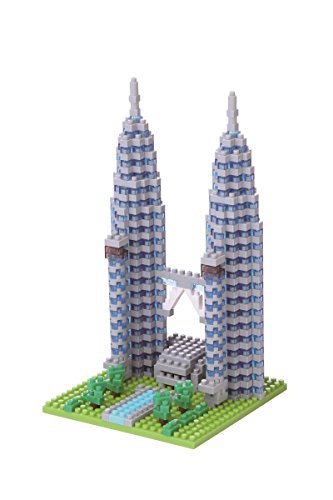 nanoblock - NBH-110 – Fernglas-Turm Petronas – 600 Teile von nanoblock