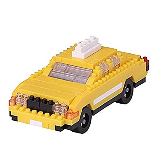 nanoblock NBH-114 - New York Taxi, Minibaustein 3D-Puzzle, Sights to See Serie, 180 Teile, Schwierigkeitsstufe 2, mittel von nanoblock