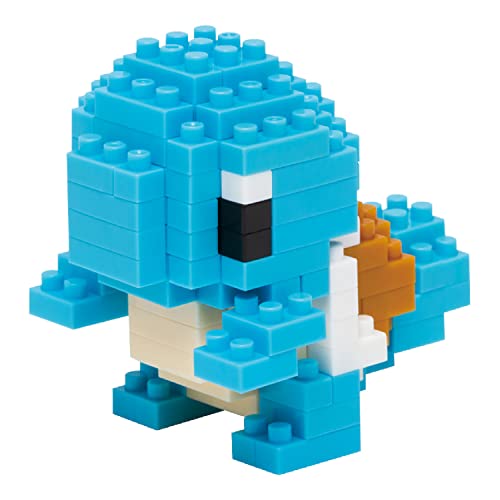 nanoblock NBPM004 Pokemon Squirtle, Blue, Bandai von nanoblock