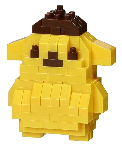 nanoblock Sanrio Pom Pom Purin Modell NBCC182 Bausteine, Puzzles für Erwachsene und Kinder, Kunststoff-Modellbausätze mit Mini-Steinen, tolles Sanrio-Geschenk für Jungen, Mädchen und Erwachsene ab 12 von nanoblock