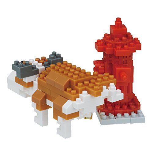 nanoblock-nanoblock-NBC-269-Animals in Action Series Marking Dog Spielzeug, NBC-269, Mehrfarbig von nanoblock