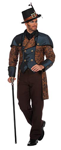 L3303410-50 braun-blau Herren Rokoko Steampunk Kostüm Anzug Gr.50 L3303410-50 braun-blau Herren Rokoko Steampunk Kostüm Anzug Gr.50 von narrenkiste