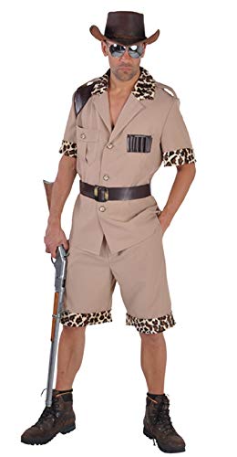 M212213-L hell-braun Herren Safari Anzug Rancher Kostüm Gr.L von narrenkiste