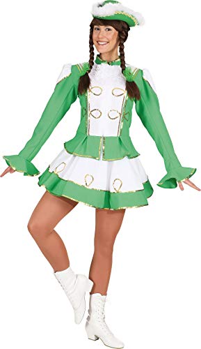 O9068-44 grün-weiß mit Goldborte Damen Funkenkostüm Gr.44 O9068-44 grün-weiß mit Goldborte Damen Funkenkostüm Gr.44 von narrenkiste