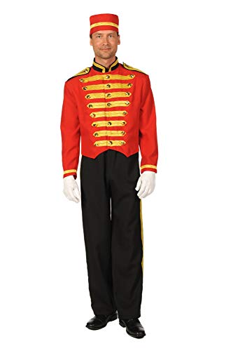 T0601-0501-S rot-schwarz Herren Hotel Diener Pagenkostüm Gr.S T0601-0501-S rot-schwarz Herren Hotel Diener Pagenkostüm Gr.S von narrenkiste