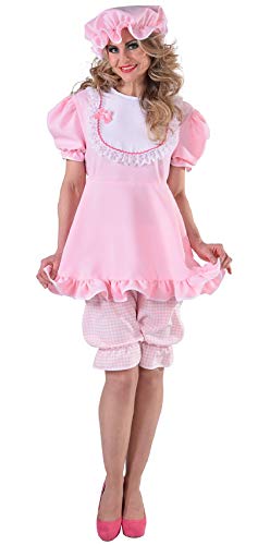 narrenkiste M216132-XL rosa-weiß Damen Baby Kleid Schlaf Kostüm Gr.XL von narrenkiste