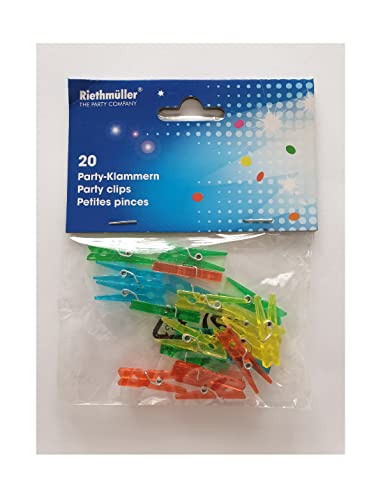 narrenkiste Ri5304 bunt Party Klemmen Foto Klammern narrenkiste Ri5304 bunt Party Klemmen Foto Klammern von narrenkiste