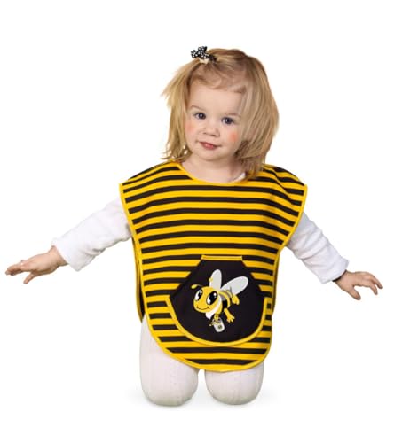 narrenwelt Bienchen Baby 98 Oberteil Cape Kinder Fasching Kostüm von narrenwelt