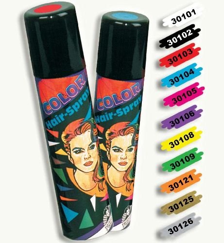 narrenwelt Hair-Color-Spray - orange - Color Hairspray Haarspray Halloween Fasching Party Fan von narrenwelt