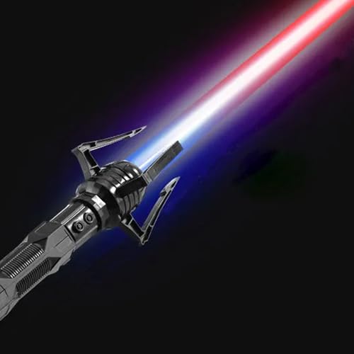 nezababy 7 Farben Laserschwert,Lightsaber Spielzeug mit Soundeffekten,Duell Lichtschwerter für Kinder Weihnachten Halloween Cosplay, Einheitsgröße von nezababy