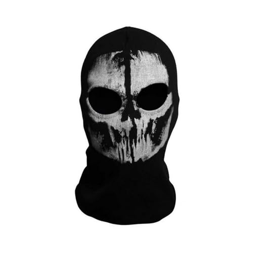 nezababy Balaclava Totenkopf Maske Männer Schädel Ski Geistergesicht Scream Scary Maske Motorradhelm Winterhaube Halloween Cosplay Goth Zubehör von nezababy