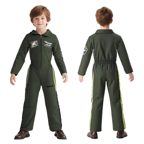 nezababy Kampfjet Pilot KostüMKinder Piloten Outfit Army MilitäR Flieger Onesie Junge Halloween Karneval Fancy Dress nezababy Kampfjet Pilot KostüMKinder Piloten Outfit Army MilitäR Flieger Onesie Junge Halloween Karneval Fancy Dress von nezababy