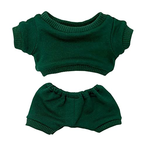 niannyyhouse 20 cm Plüsch-Puppenkleidung, Sportbekleidung, Anzüge, Sweatshirts, Hosen, Puppenkleidung, Dunkelgrün, 20 cm niannyyhouse 20 cm Plüsch-Puppenkleidung, Sportbekleidung, Anzüge, Sweatshirts, Hosen, Puppenkleidung, Dunkelgrün, 20 cm von niannyyhouse