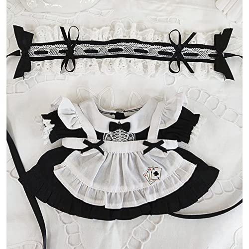 niannyyhouse 20 cm Plüsch-Puppenkleidung, kein Attribut, für Dienstmädchen, 20,3 cm, Schwarz niannyyhouse 20 cm Plüsch-Puppenkleidung, kein Attribut, für Dienstmädchen, 20,3 cm, Schwarz von niannyyhouse