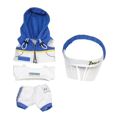 niannyyhouse 20 cm Plüschpuppe, Kleidung, Kapuzenpullover, T-Shirt, Hose, Hut, 20,3 cm Stoffpuppe Dressup niannyyhouse 20 cm Plüschpuppe, Kleidung, Kapuzenpullover, T-Shirt, Hose, Hut, 20,3 cm Stoffpuppe Dressup von niannyyhouse