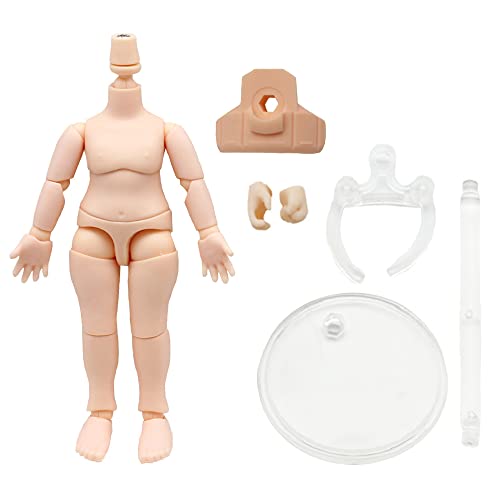 niannyyhouse DOD 10cm Doll Action Figures Body Suitable for 1/12 BJD Dolls Head (Normal White-Standard Package A) von niannyyhouse