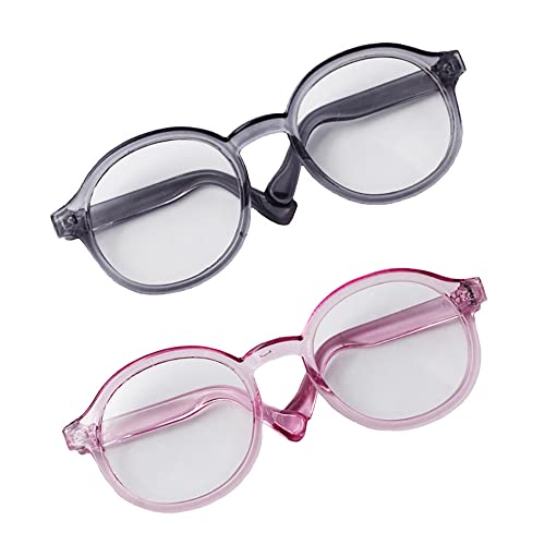 niannyyhouse Doll Dressup Accessories Transparente Brille für 20 cm Plüsch-gefüllte humanoide Tierfiguren, Spielzeug (G-2) von niannyyhouse