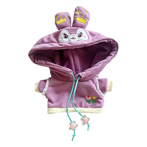 niannyyhouse Kpop Puppen-Kapuzenpullover, 20 cm, Violett von niannyyhouse