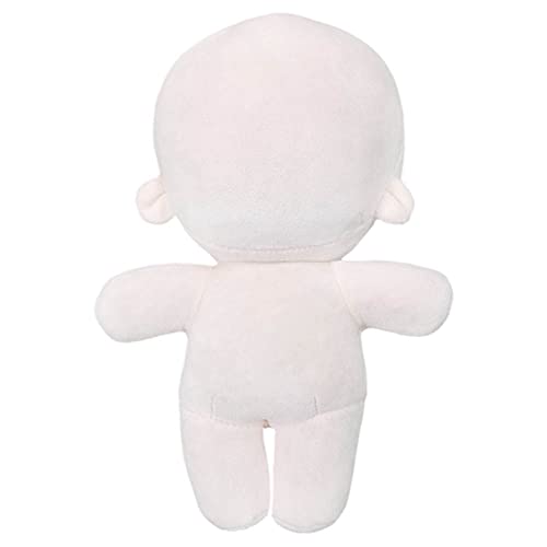 niannyyhouse Plüschpuppen, 10 cm, 15 cm, 20 cm, Humanoide Stofftiere, Anziehsachen, Tragbare Kleidung (20cm Fetter Körper Ohne Stickerei Ohne Skelett) von niannyyhouse