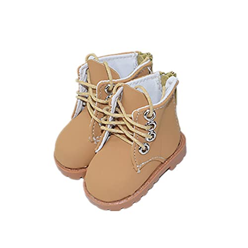 niannyyhouse Schuhe, lang, 5,4 cm, für 1/6BJD 20 cm große humanoide Plüschpuppe Stofftiere (braun) von niannyyhouse