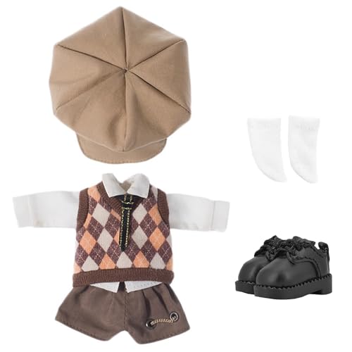 niannyyhouse Schuluniform Outfit für Ob11 1/12 BJD Puppe 4,3 Zoll Körper (A-1) von niannyyhouse