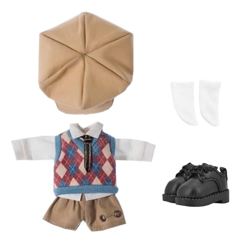 niannyyhouse Schuluniform Outfit für Ob11 1/12 BJD Puppe 4,3 Zoll Körper (A-4) von niannyyhouse