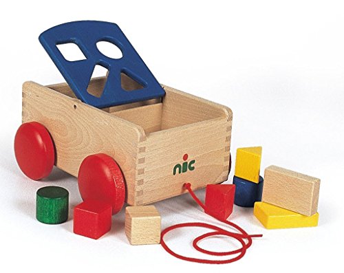 nic - Holzspielzeug 1553 - Formenwagen blau von NIC