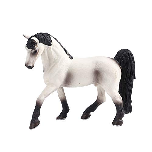 Animal Horse Figur, weiße Pferdestatue für Kinder, Bildungsspielzeug zum Erlernen von Tieren, für Kinder und Sammler von nikusaz